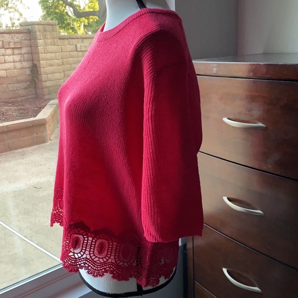 BLL cropped sweater L like new - Picture 3 of 5